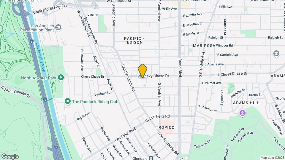 352 W Chevy Chase Dr-Unit -G Map and Location Details