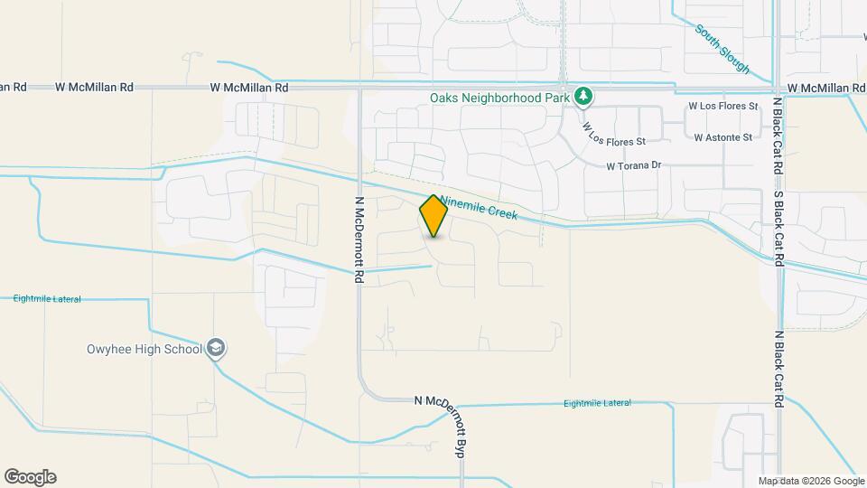 4190 N Parnassus Wy Map and Location Details