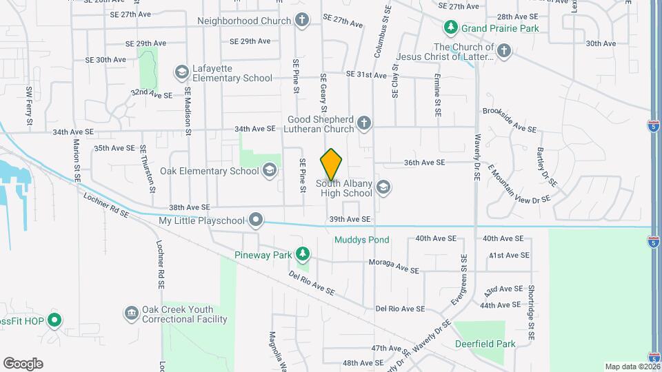 3627 SE Geary St Map and Location Details