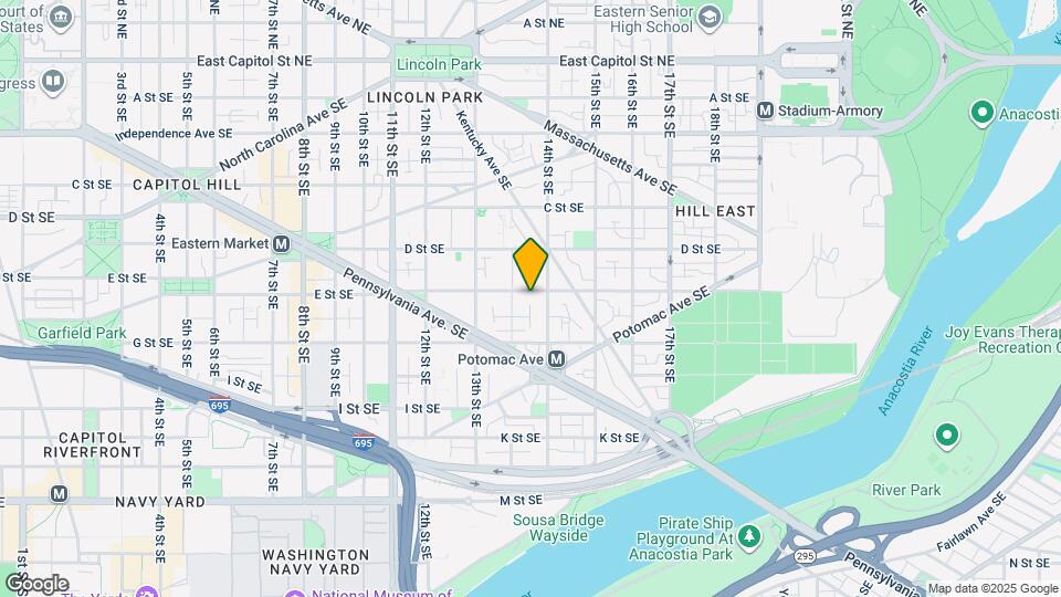 1357 E St SE Map and Location Details