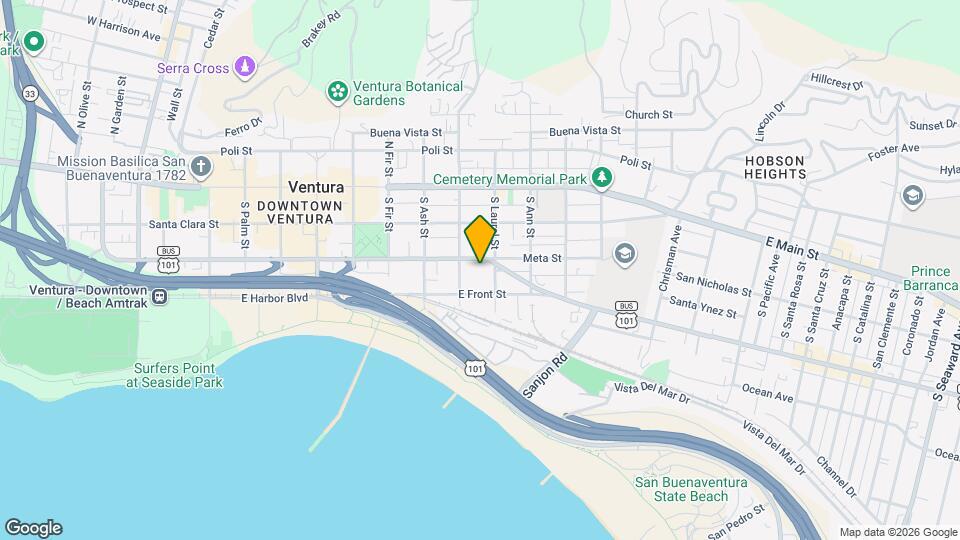 954 E Thompson Blvd, Unit Unit 1 Map and Location Details