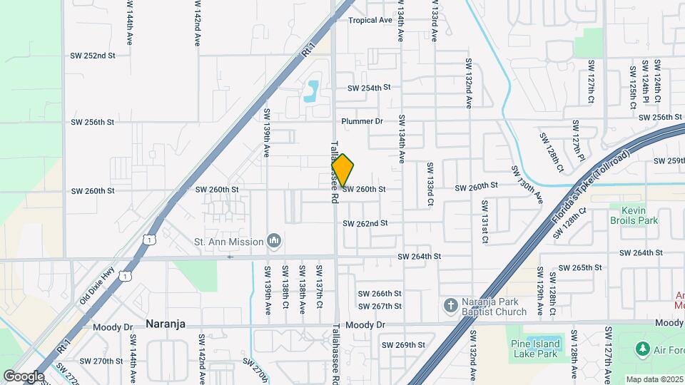 13670 SW 260th St Map and Location Details