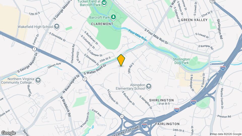 2733 S Buchanan St Map and Location Details