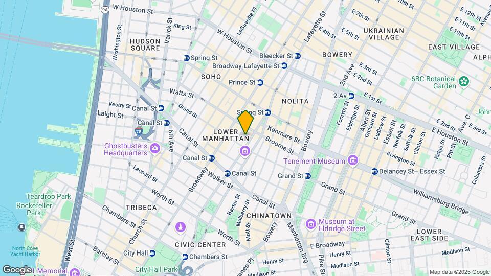 180 Lafayette St Map and Location Details