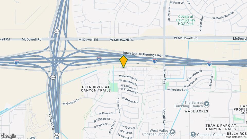 16654 W Culver St Map and Location Details