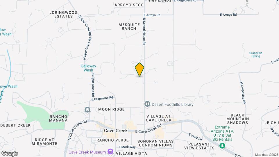 38910 N School House Rd Map and Location Details