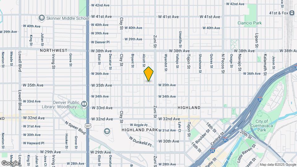 Gorgeously designed LoHi home by Potter Hi Map and Location Details