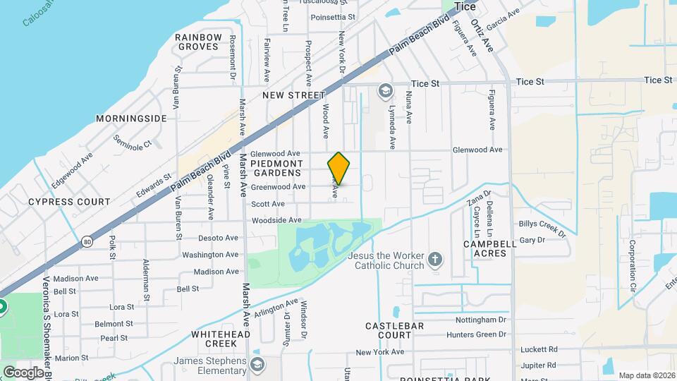 717 Burdick Ave Map and Location Details