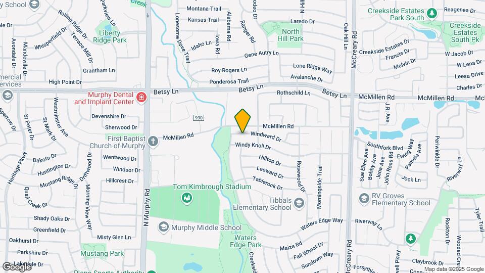 414 Windward Dr Map and Location Details