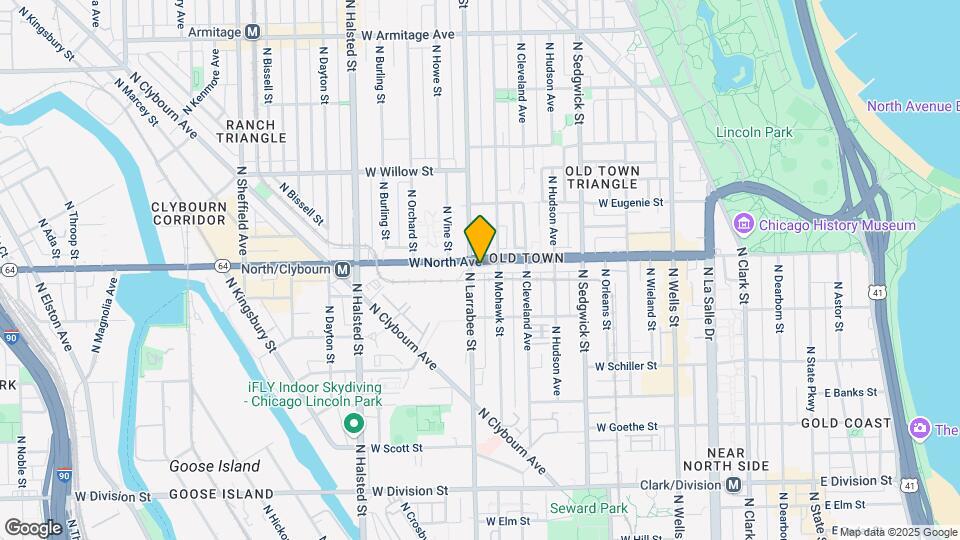 Affinity of North Avenue Mapa y Detalles de la Ubicación