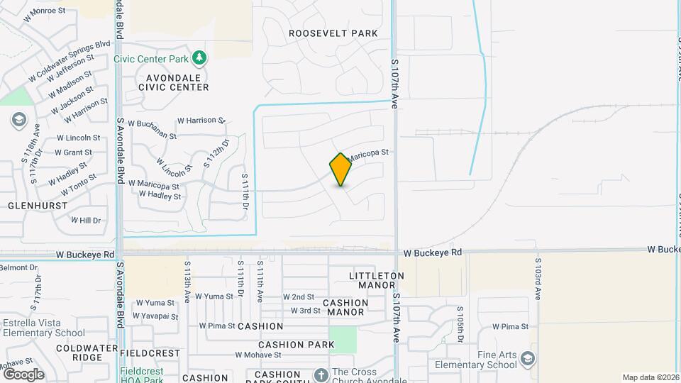 814 S 109th Ave Mapa y Detalles de la Ubicación