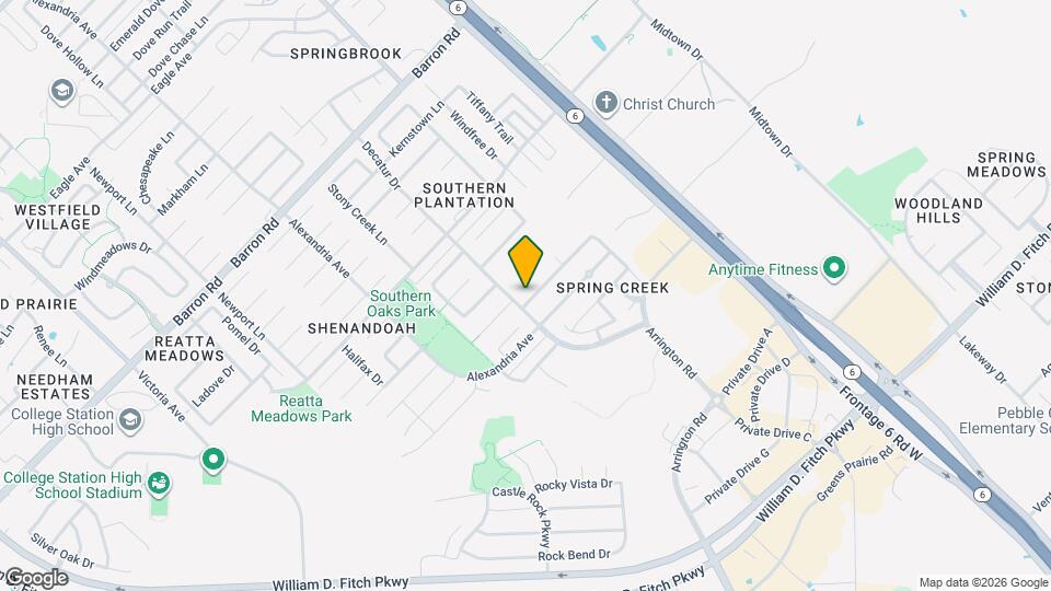 4103 Whispering Creek Dr Map and Location Details