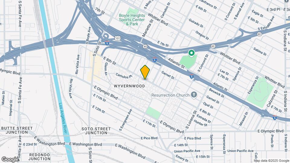 2966 E 8th St Map and Location Details