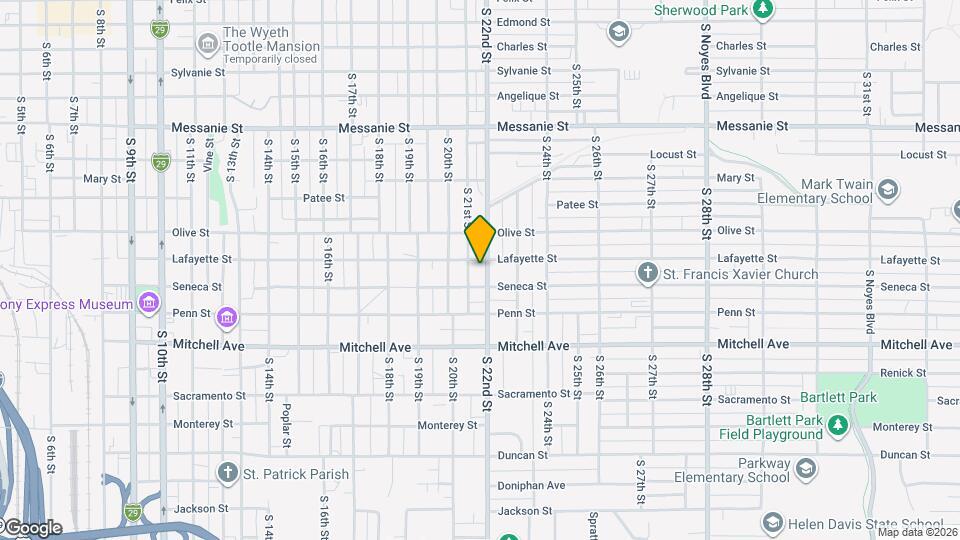 1006 S 22nd St Map and Location Details