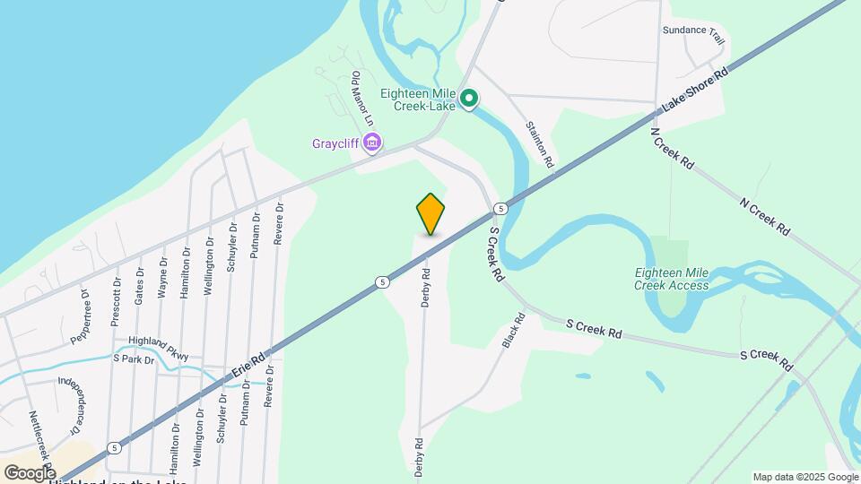 6626 Erie Rd Map and Location Details