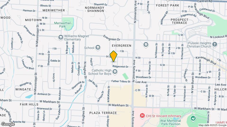 807 Ridgecrest Dr Map and Location Details