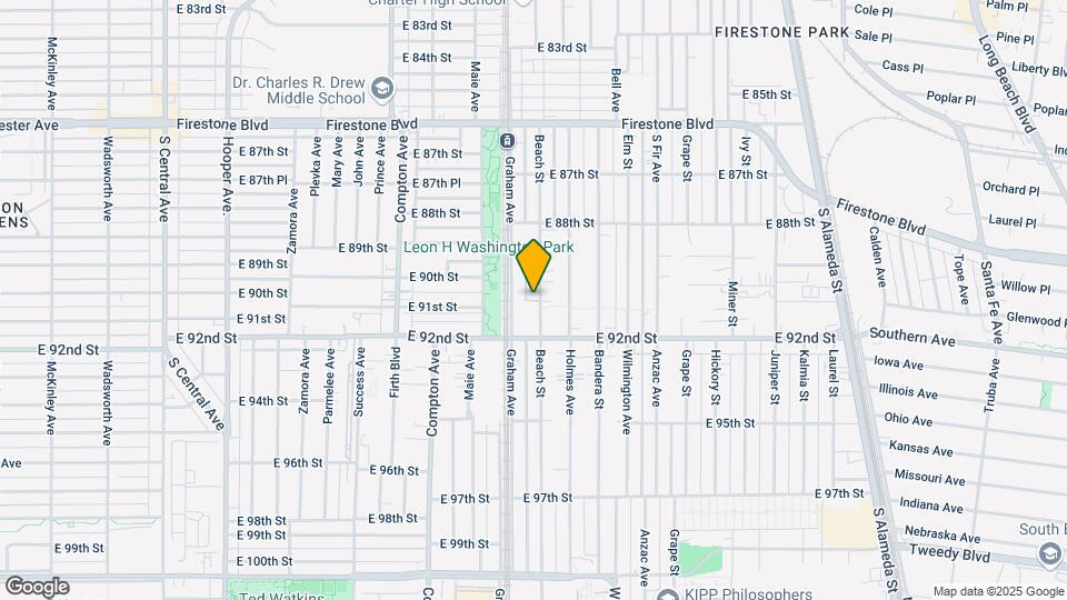 9009 Beach St Map and Location Details