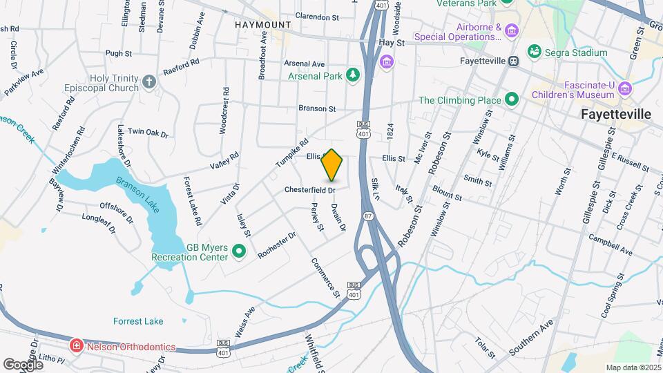 904 Chesterfield Dr Mapa y Detalles de la Ubicación