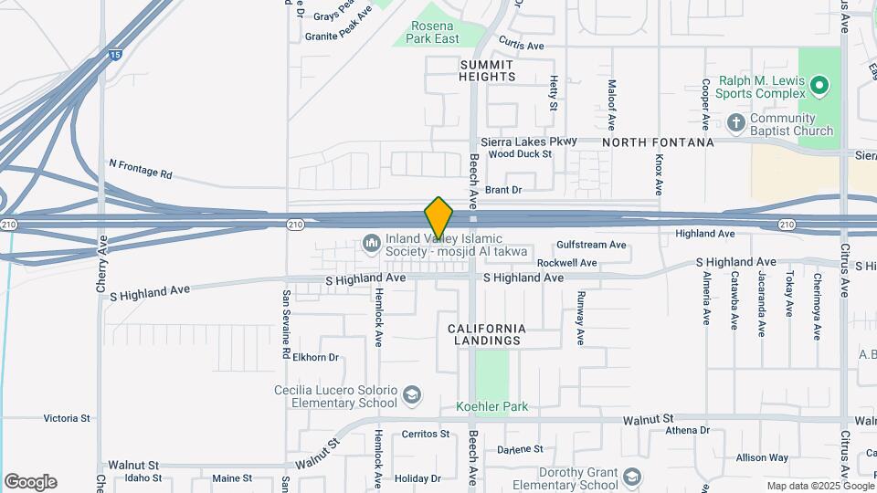 15210 Horizon St Map and Location Details