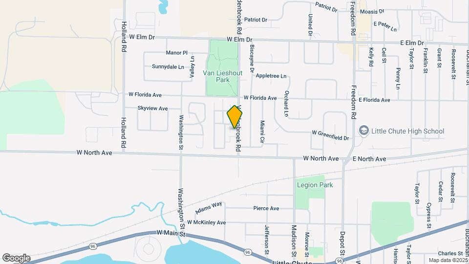 1325 Vandenbroek Rd Map and Location Details