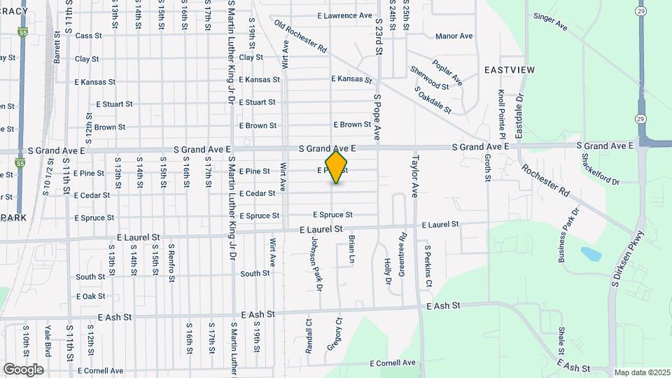 2207 E Cedar St Mapa y Detalles de la Ubicación