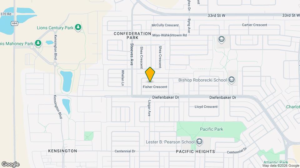542 Fisher Crescent Map and Location Details