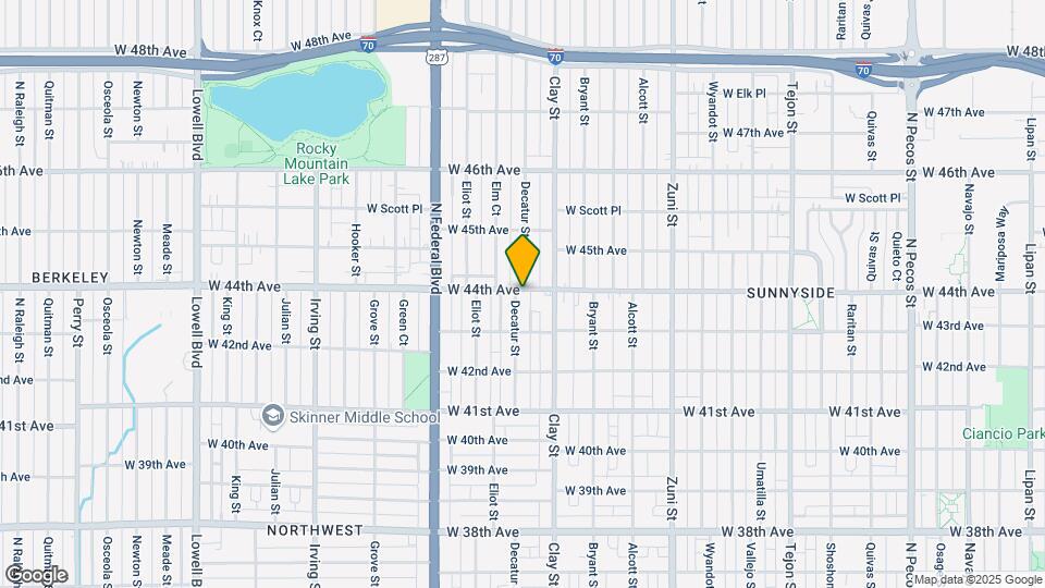 4390 Decatur St Map and Location Details