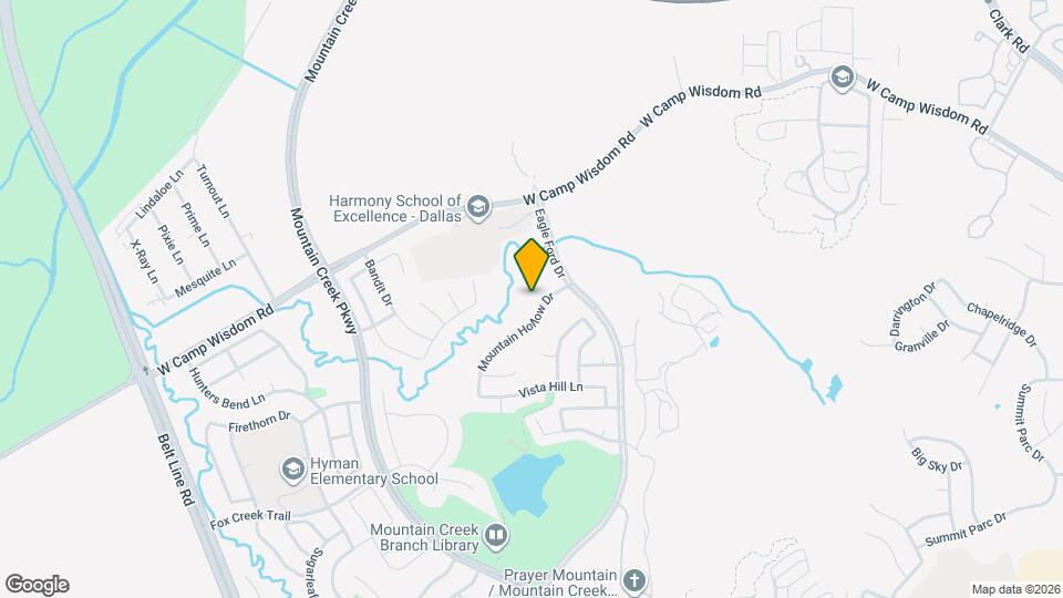 5727 Mountain Hollow Dr Map and Location Details