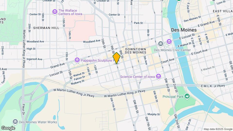 Hubbell Tower Apartments Mapa y Detalles de la Ubicación