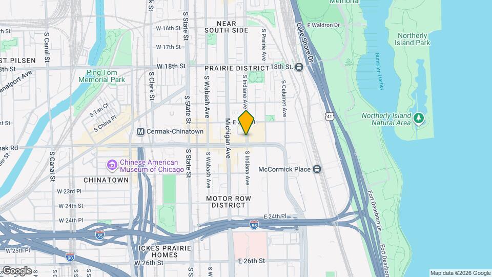 2148 S Indiana Ave Mapa y Detalles de la Ubicación