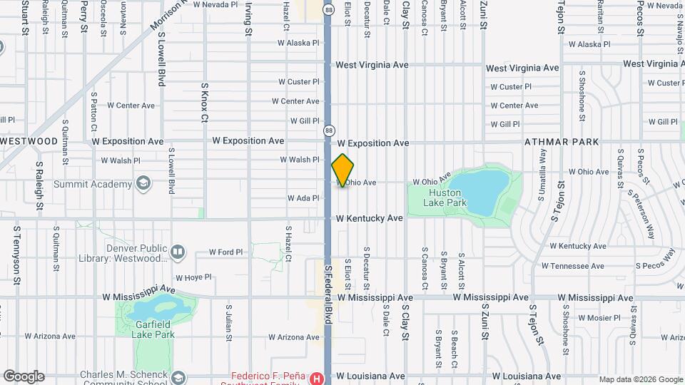 815 S Eliot St Map and Location Details