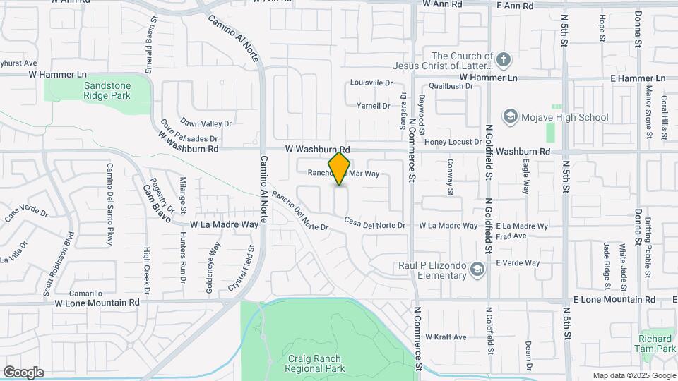 5042 Vista Loma Way Map and Location Details