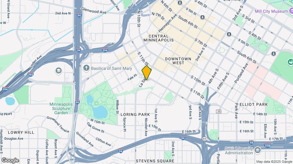 1225 La Salle Ave Map and Location Details