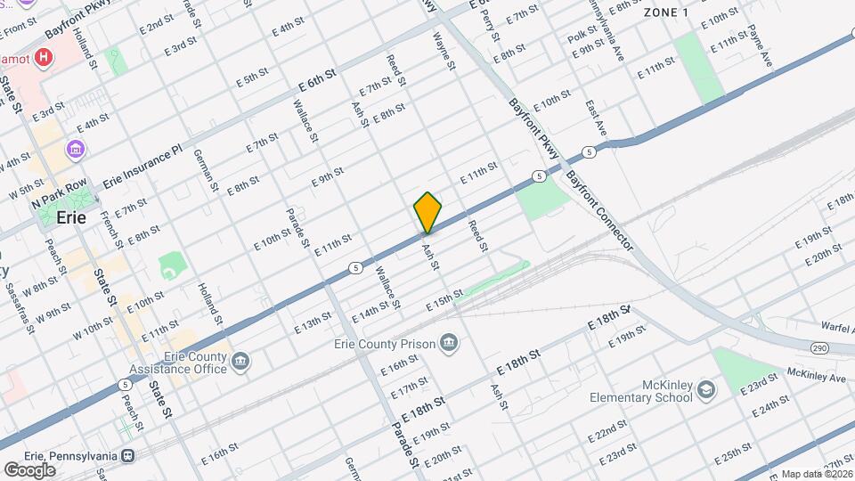 601 E 12th St, Unit 2 Mapa y Detalles de la Ubicación