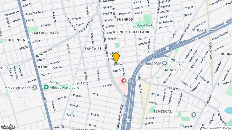 745 55th St Map and Location Details