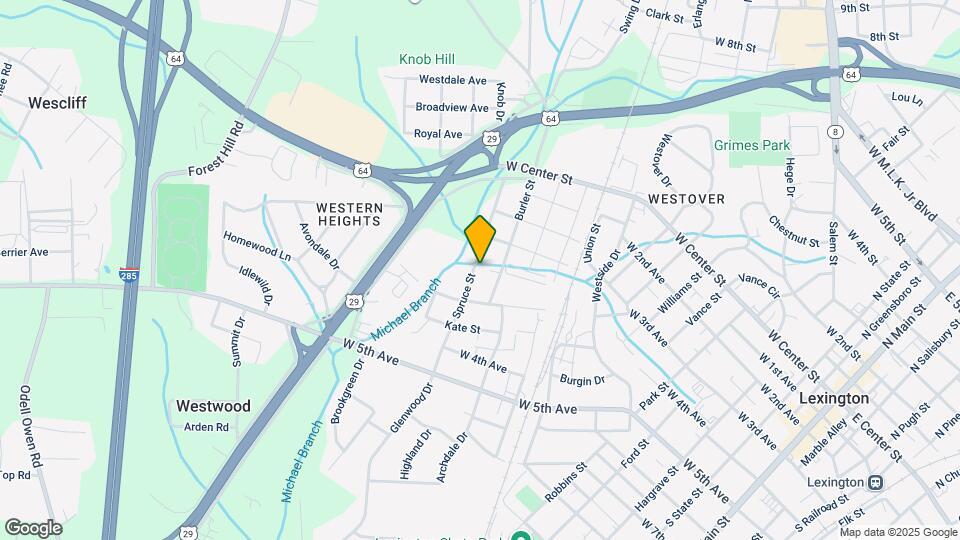 312 Spruce St Map and Location Details