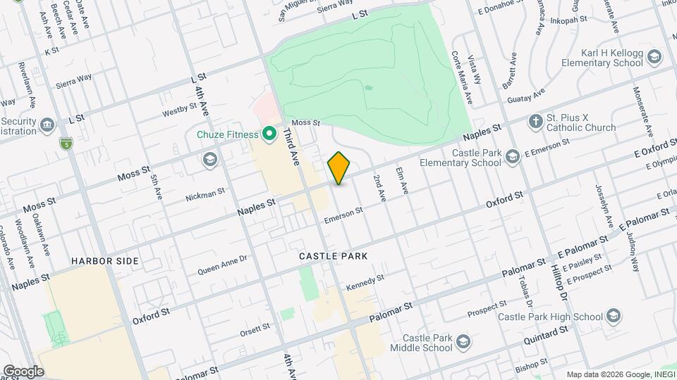 1103 Myra Ave Mapa y Detalles de la Ubicación