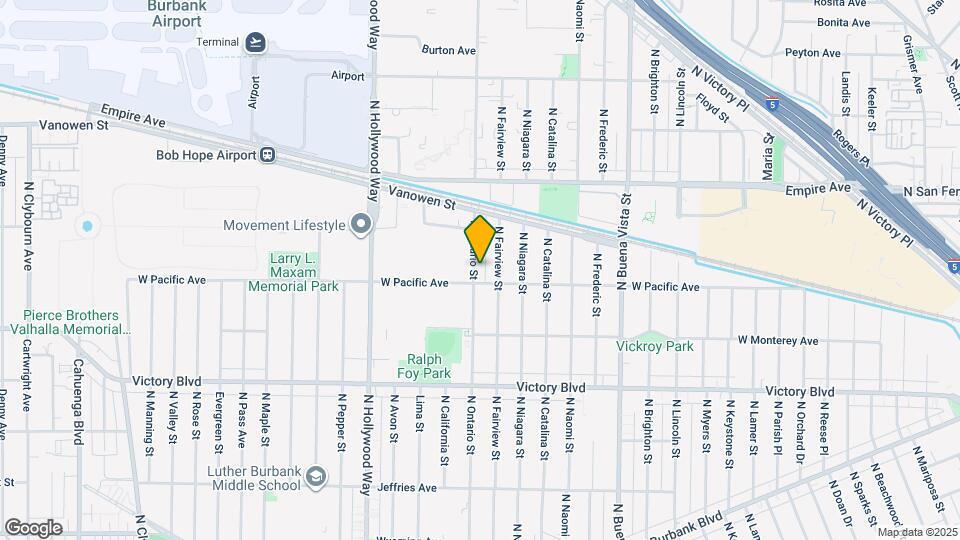1918 N Ontario St, Unit 520C Map and Location Details