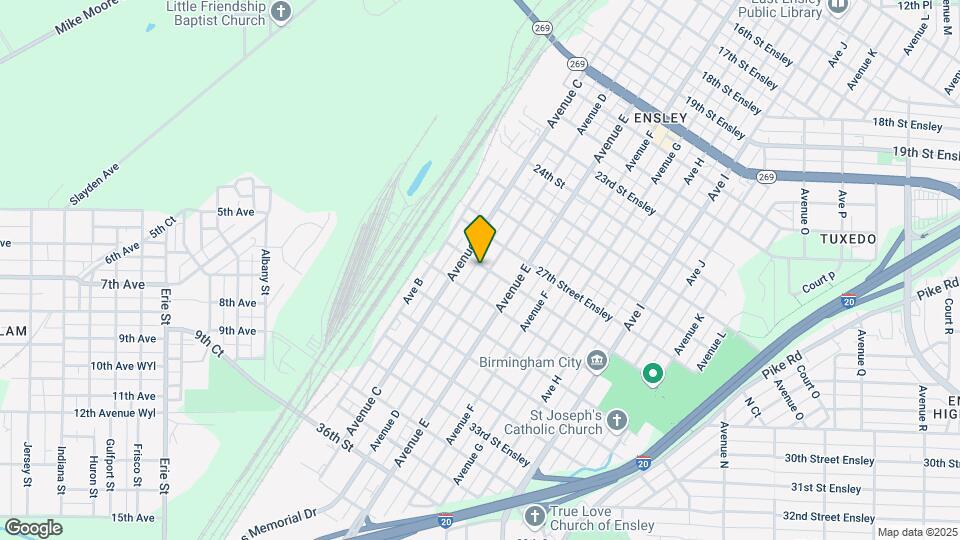 2800 Avenue D Mapa y Detalles de la Ubicación