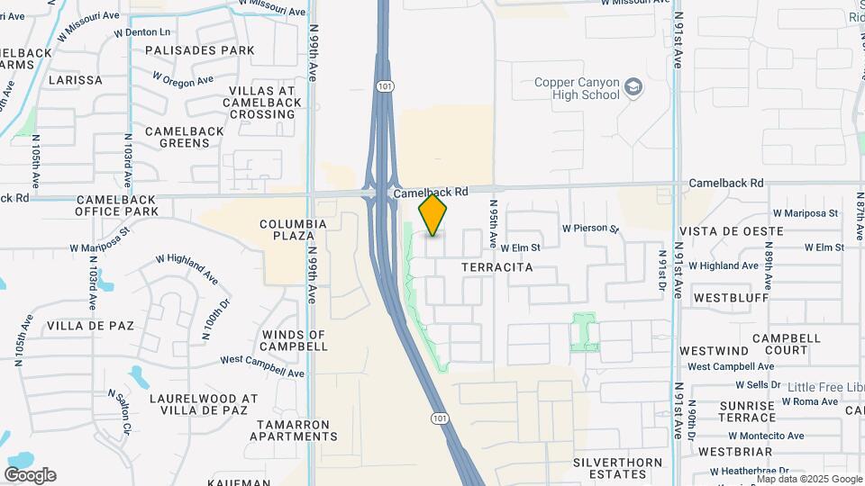 4815 N 96th Ln Mapa y Detalles de la Ubicación