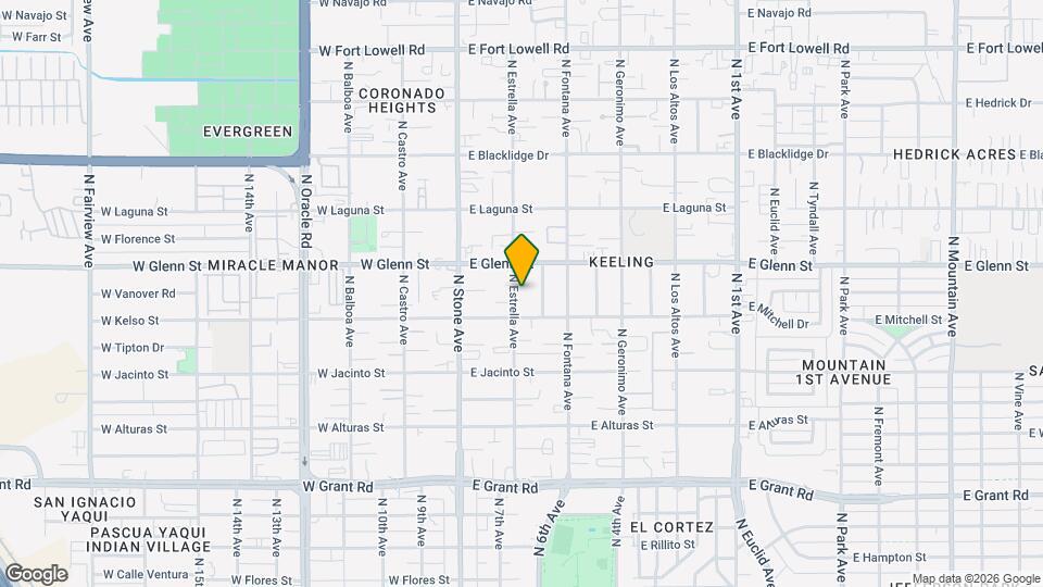 2726 N Estrella Ave Map and Location Details