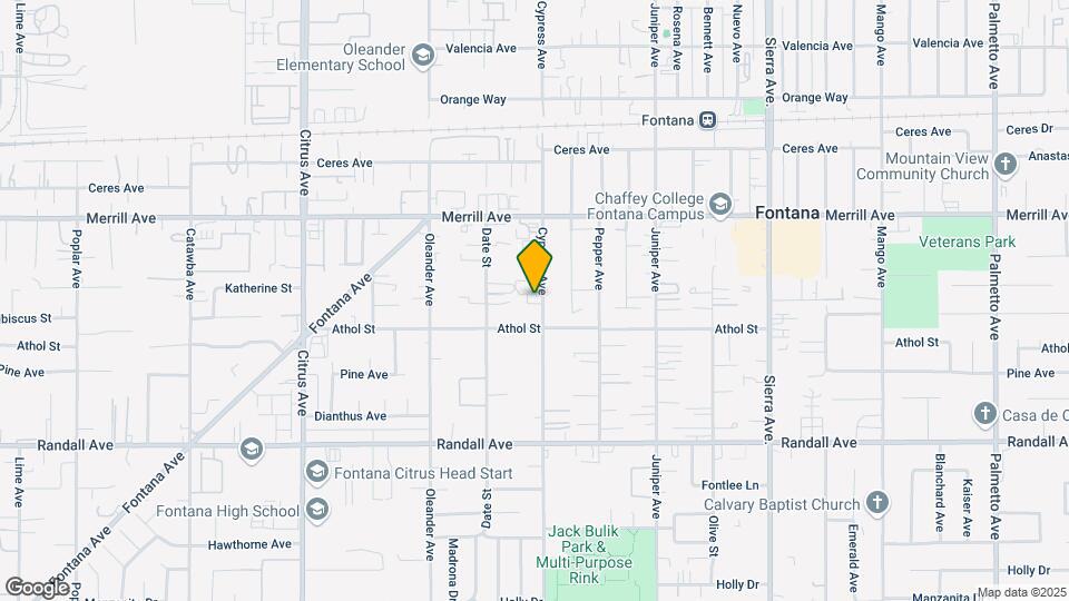 9040 Cypress Ave Map and Location Details
