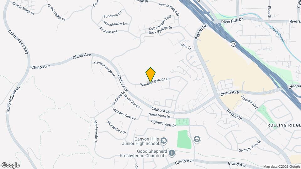 2371 Wandering Ridge Dr Mapa y Detalles de la Ubicación