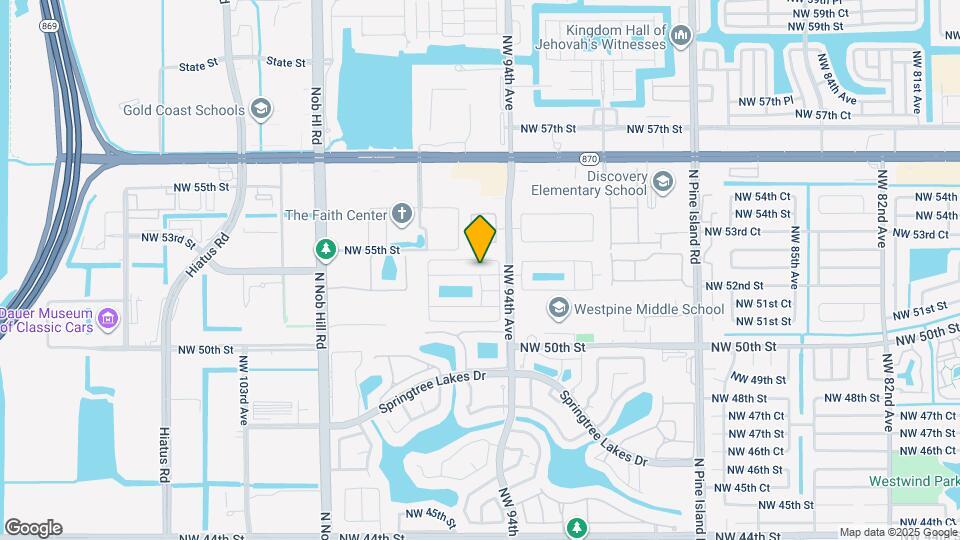 9507 NW 52nd Manor Map and Location Details
