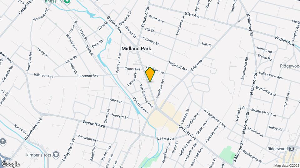 184 Godwin Ave, Unit #2 Map and Location Details