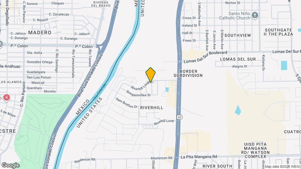 3804 Sunflower Ave Map and Location Details