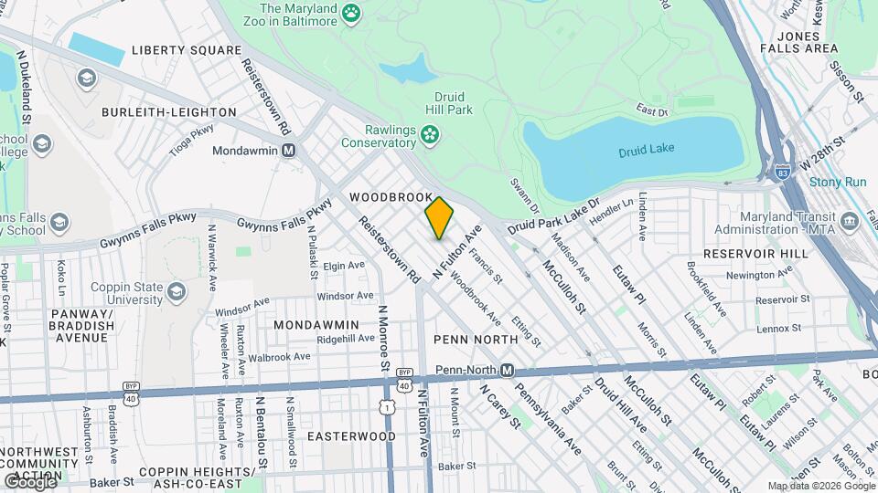 2720 Parkwood Ave Map and Location Details