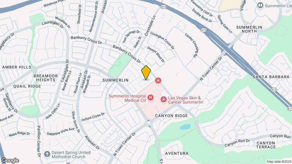 929 Siena Hills Ln Map and Location Details