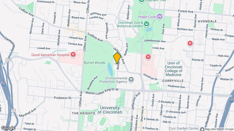 3221 Bishop St Map and Location Details