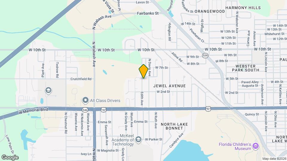 1137 Edith Ave Map and Location Details